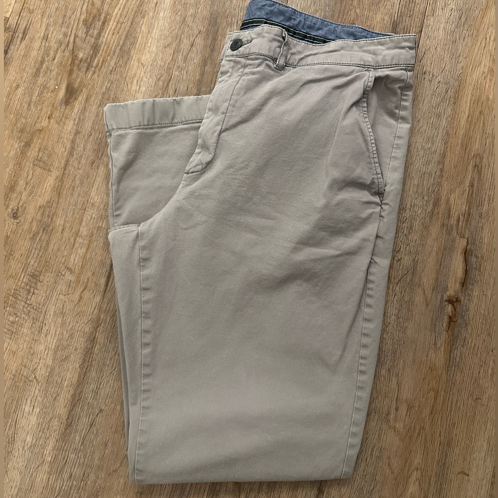 L.L. Bean Tan Chinos Classic Cotton Khakis